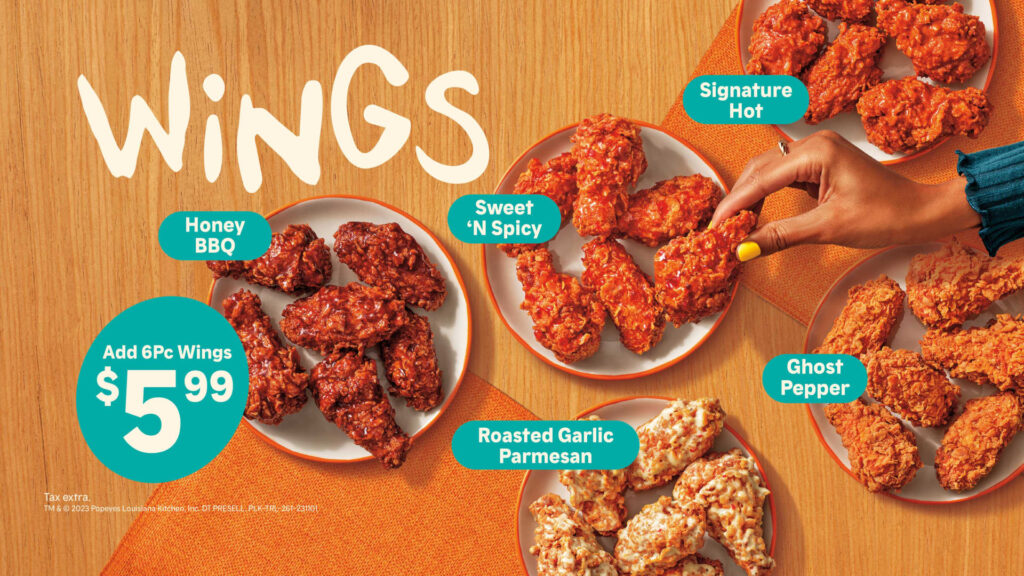Popeyes adds chicken wings to its menu permanently, including popular Ghost Pepper flavor Popeyes adds chicken wings to its menu permanently, including popular Ghost Pepper flavor