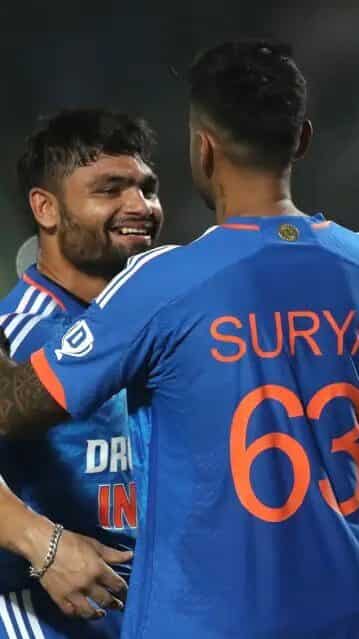 Biggest T20 run chases by India