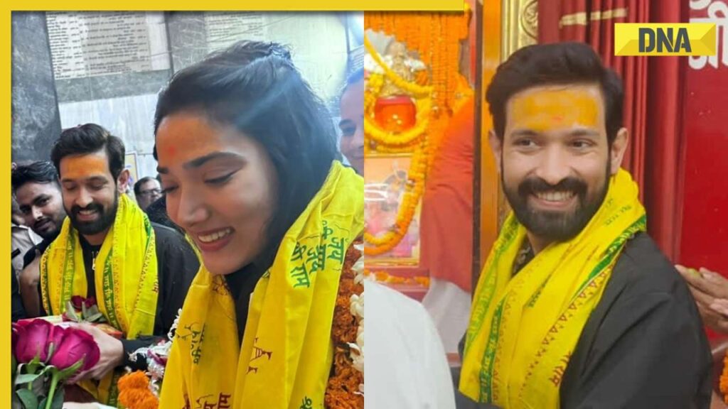 In pics: Vikrant Massey and Medha Shankar take blessings at Pracheen Hanuman Temple in Patna ahead of 12th Fail release In pics: Vikrant Massey and Medha Shankar take blessings at Pracheen Hanuman Temple in Patna ahead of 12th Fail release