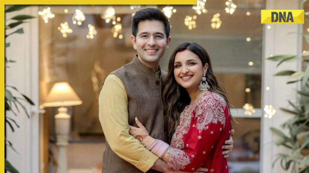 In pics: Parineeti Chopra celebrates first her Karwa Chauth with Raghav Chadha, shares lovable moments from vrat puja