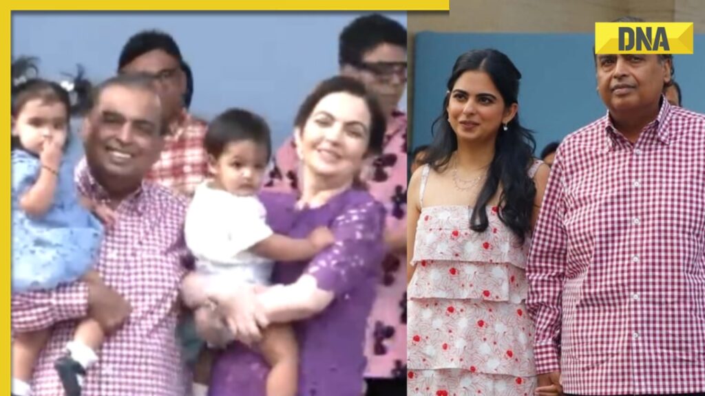Nita, Anant, Mukesh Ambani attend Anand-Isha Ambani’s twin’s 1st birthday bash with Bollywood celebs; photos, videos Nita, Anant, Mukesh Ambani attend Anand-Isha Ambani’s twin’s 1st birthday bash with Bollywood celebs; photos, videos