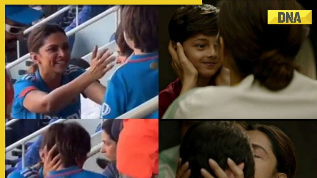 Watch: Deepika Padukone shares Jawan moment with Shah Rukh Khan’s son AbRam at World Cup final, fans call it ‘wholesome’