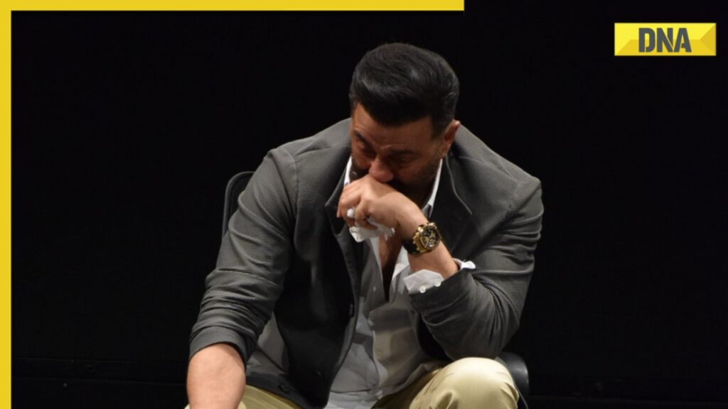 Sunny Deol breaks down, cries on stage after Rajkumar Santoshi’s statement on his career and talent at IFFI Goa
