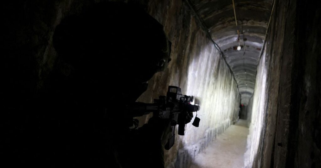 The Hamas tunnels under Shifa Hospital, according to Israel The Hamas tunnels under Shifa Hospital, according to Israel