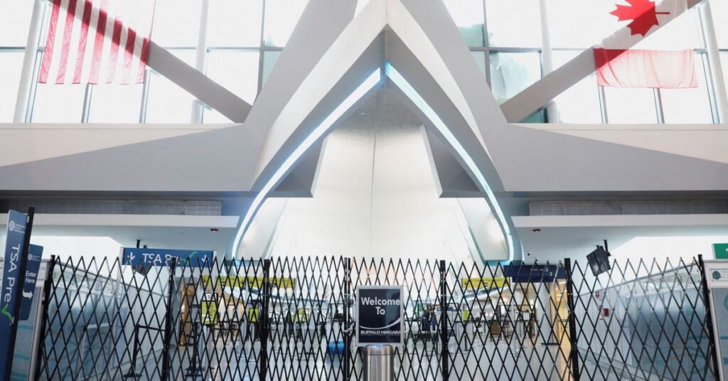 Buffalo airport closed to international flights after explosion at US-Canada border Buffalo airport closed to international flights after explosion at US-Canada border