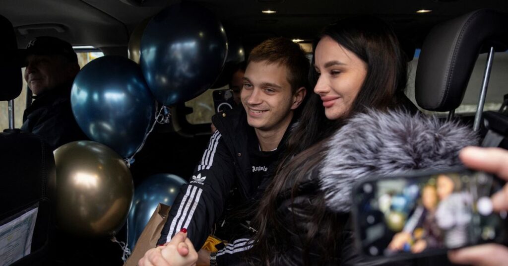 Ukrainian teen returns to Ukraine after being taken to Russia from occupied Mariupol Ukrainian teen returns to Ukraine after being taken to Russia from occupied Mariupol