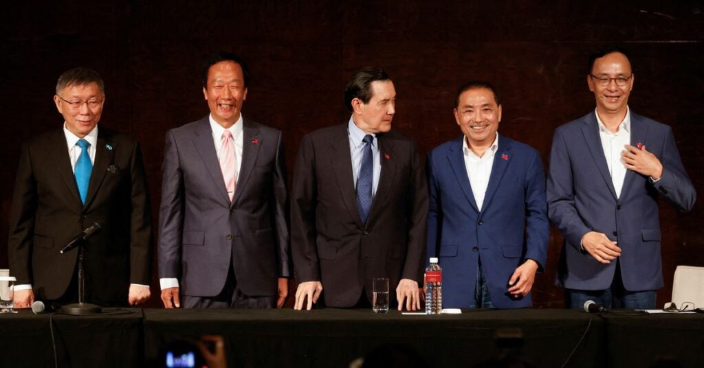 Taiwan opposition rushes to register candidates after talks implode on live TV Taiwan opposition rushes to register candidates after talks implode on live TV