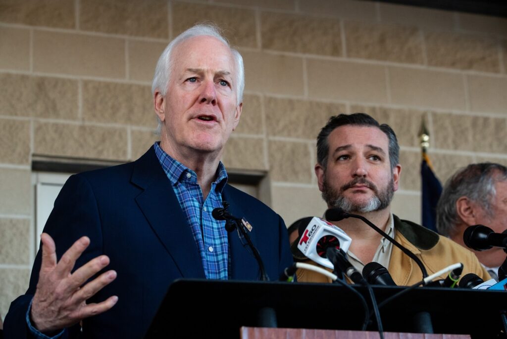John Cornyn and Ted Cruz flee U.S. Senate hearing as Democrats vote on Harlan Crow subpoena