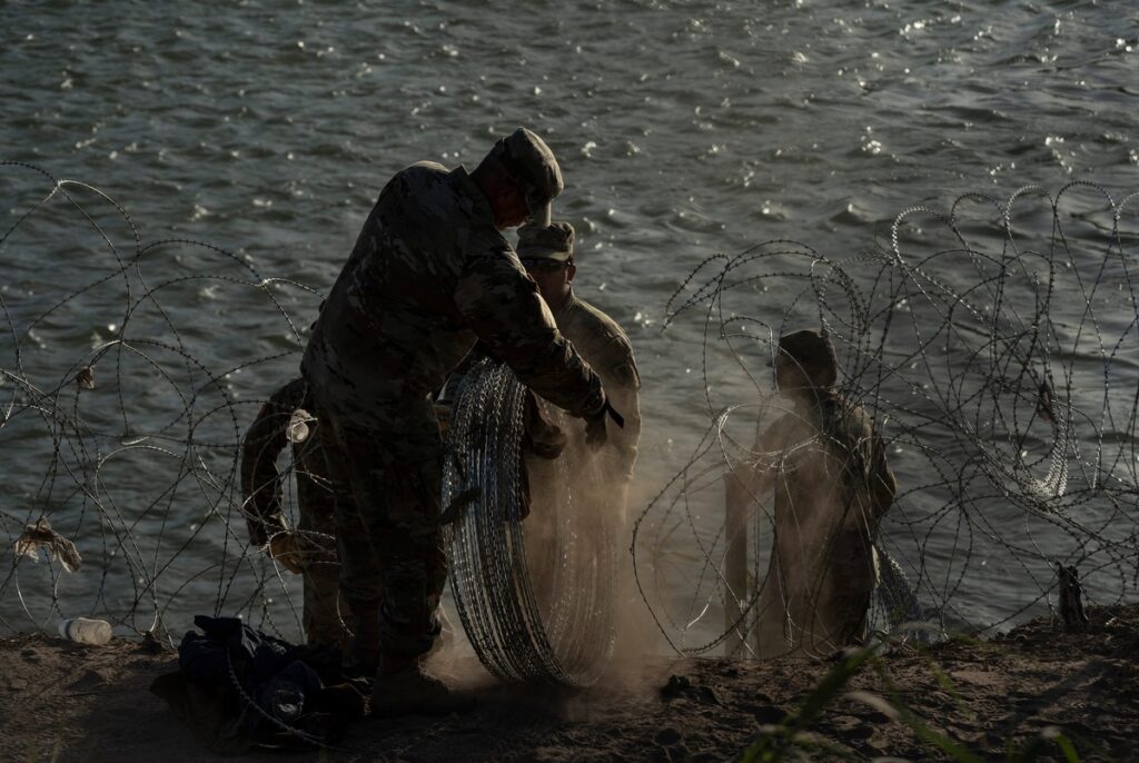 Judge denies Texas’ request to stop feds from cutting border razor wire