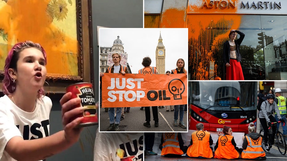 Dark money fund poured millions of dollars into eco activist groups blocking highways, destroying famous art Dark money fund poured millions of dollars into eco activist groups blocking highways, destroying famous art