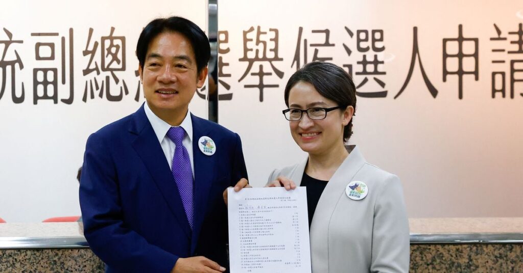 Taiwan election about choosing whether to embrace China, frontrunner says Taiwan election about choosing whether to embrace China, frontrunner says