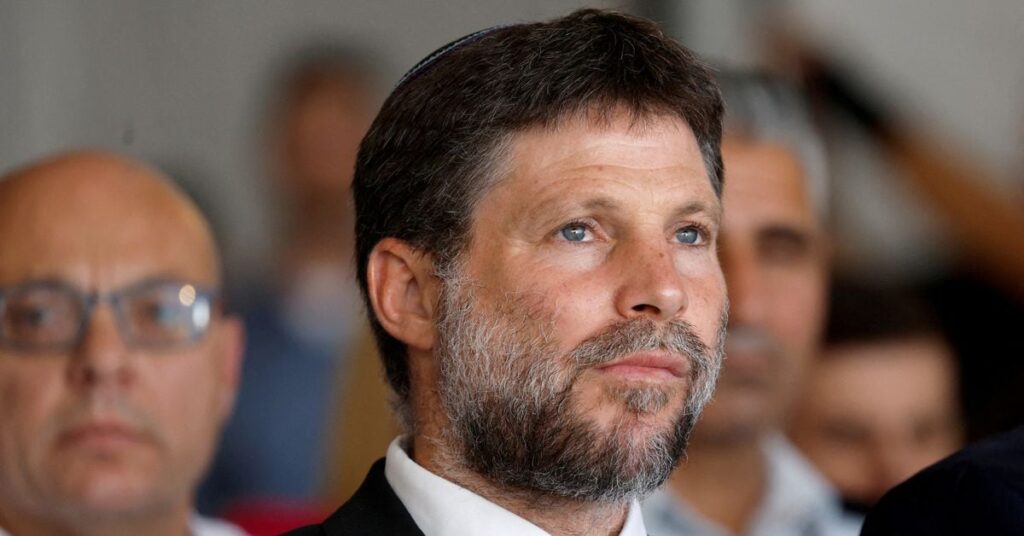 Israel’s far-right finance minister demands expanded war cabinet