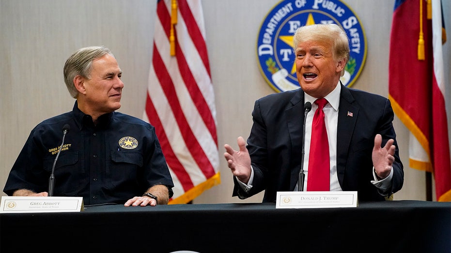 Texas Gov. Abbott endorses Trump for 2024 GOP presidential bid Texas Gov. Abbott endorses Trump for 2024 GOP presidential bid