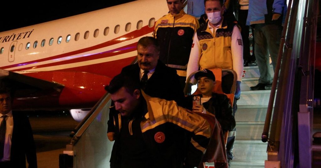 Turkey says it plans evacuation of some wounded, sick Gazan children on Friday Turkey says it plans evacuation of some wounded, sick Gazan children on Friday