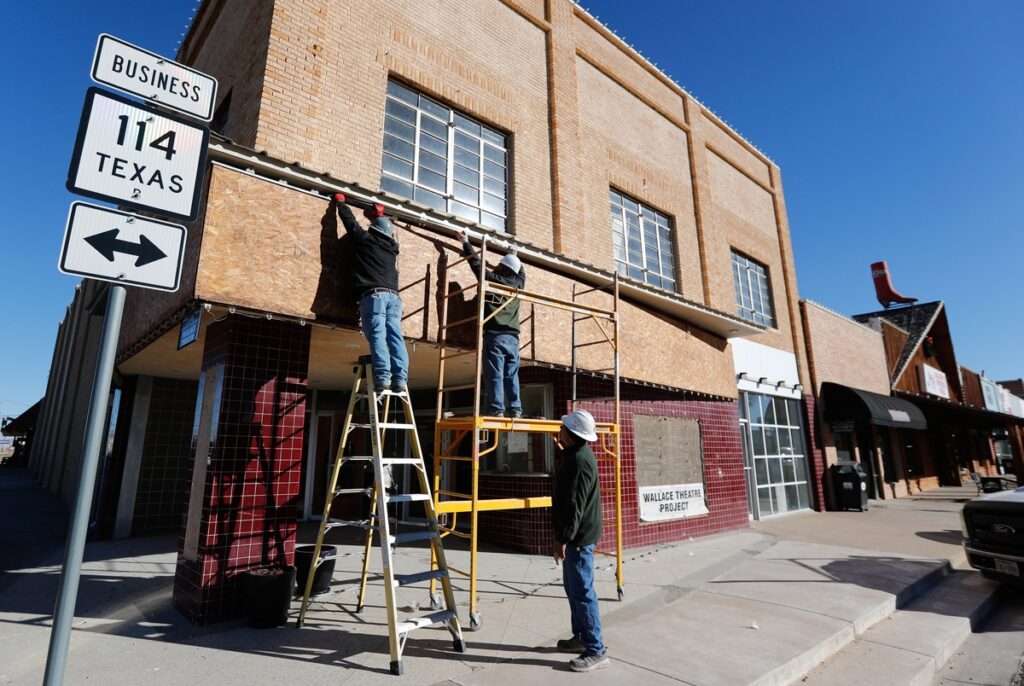 Shuttered for decades, a downtown theater in a rural Texas town is getting new life and new mission