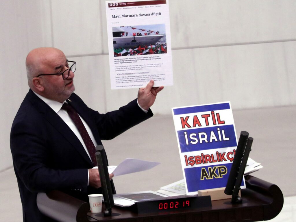 Turkish MP who suffered heart attack during speech in parliament dies