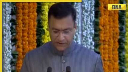 AIMIM MLA Akbaruddin Owaisi takes oath as Pro-tem Speaker of Telangana Assembly