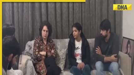 ‘I came here…’: Priyanka Gandhi meets Bajrang Punia, Sakshi Malik amid protest over WFI chief’s election ‘I came here…’: Priyanka Gandhi meets Bajrang Punia, Sakshi Malik amid protest over WFI chief’s election