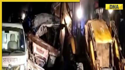 11 killed as bus catches fire in collision with dumper truck in MP’s Guna