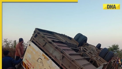 2 killed, 55 injured after private bus overturns in Maharashtra’s Raigad district