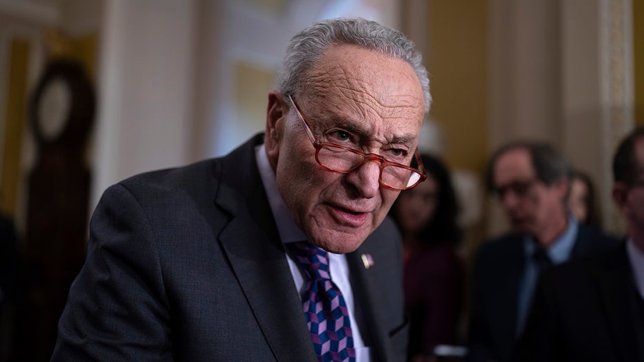 Schumer blasts House Republican for ‘antisemitic’ meme accusing Congress of snubbing ‘American patriotism’