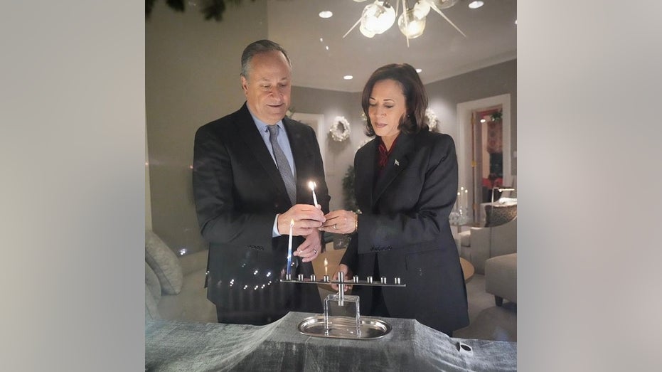VP Harris’ husband botches Hanukkah story on social media during celebration of major Jewish holiday VP Harris’ husband botches Hanukkah story on social media during celebration of major Jewish holiday