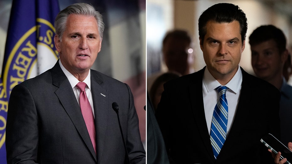 Kevin McCarthy, Matt Gaetz trade jabs as fierce rivalry continues: He ‘belongs in jail’