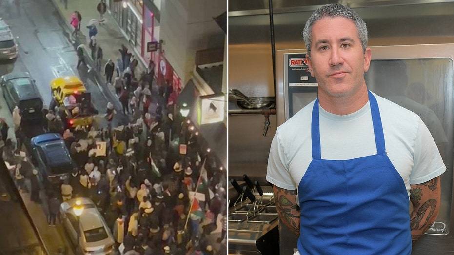 Pro-Palestinian protesters in Philadelphia target Israeli-owned restaurant, chant accusations of ‘genocide’