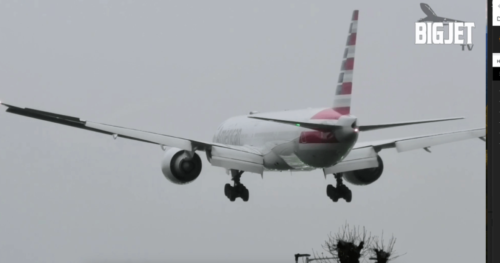 Bumpy landing in London during Storm Gerrit