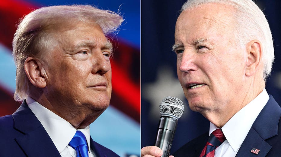 Poll shows Biden hitting record low approvals, falling behind against Trump in 2024 matchup Poll shows Biden hitting record low approvals, falling behind against Trump in 2024 matchup