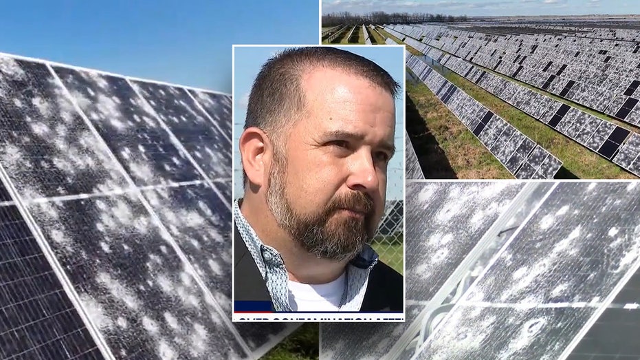 Hail cripples massive solar farm, sparking resident fears about vulnerable ‘green’ tech Hail cripples massive solar farm, sparking resident fears about vulnerable ‘green’ tech