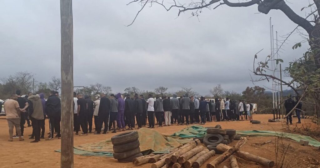South Africa police say 95 Libyans detained at suspected military camp South Africa police say 95 Libyans detained at suspected military camp