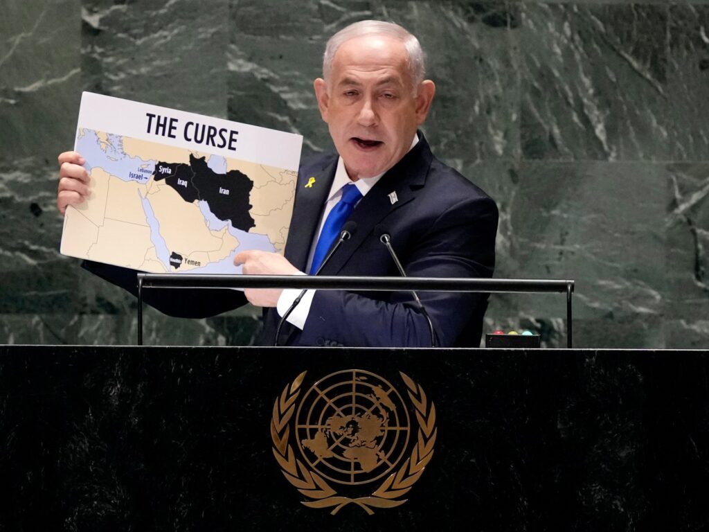 ‘Long arm of Israel’ can reach anywhere in Iran, Netanyahu tells UNGA