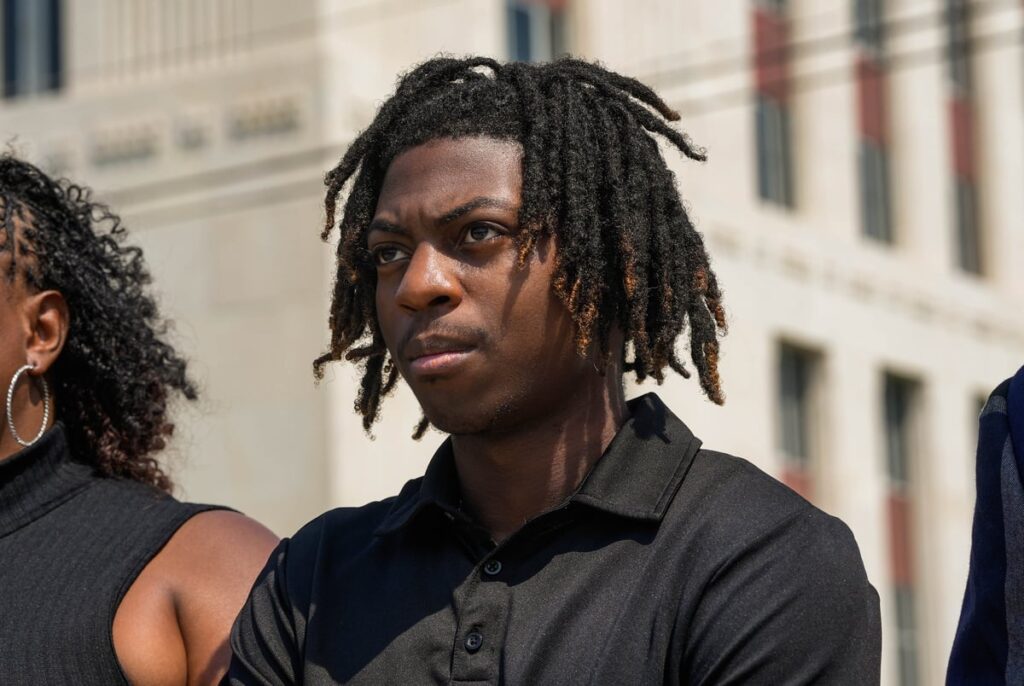 A Black student punished for his hairstyle wants to return to the Houston-area school he left