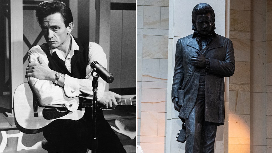The Man In Black: Johnny Cash statue unveiled in the Capitol The Man In Black: Johnny Cash statue unveiled in the Capitol