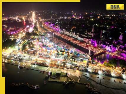 Watch: Ayodhya decked up for grand Deepotsav celebrations, over 25 lakh earthen lamps adourned alongside banks of Saryu Watch: Ayodhya decked up for grand Deepotsav celebrations, over 25 lakh earthen lamps adourned alongside banks of Saryu