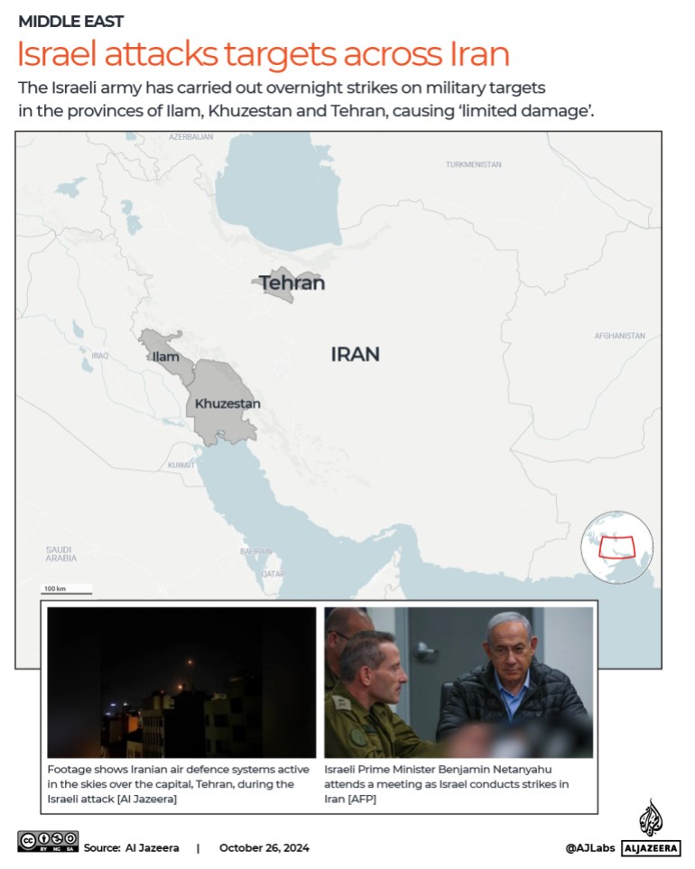 Iran says Israeli strikes on military bases caused ‘limited damage’ Iran says Israeli strikes on military bases caused ‘limited damage’