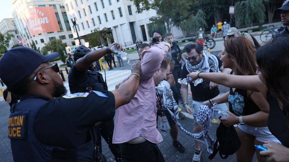 Anti-Israel protester lights himself on fire outside of White House Anti-Israel protester lights himself on fire outside of White House