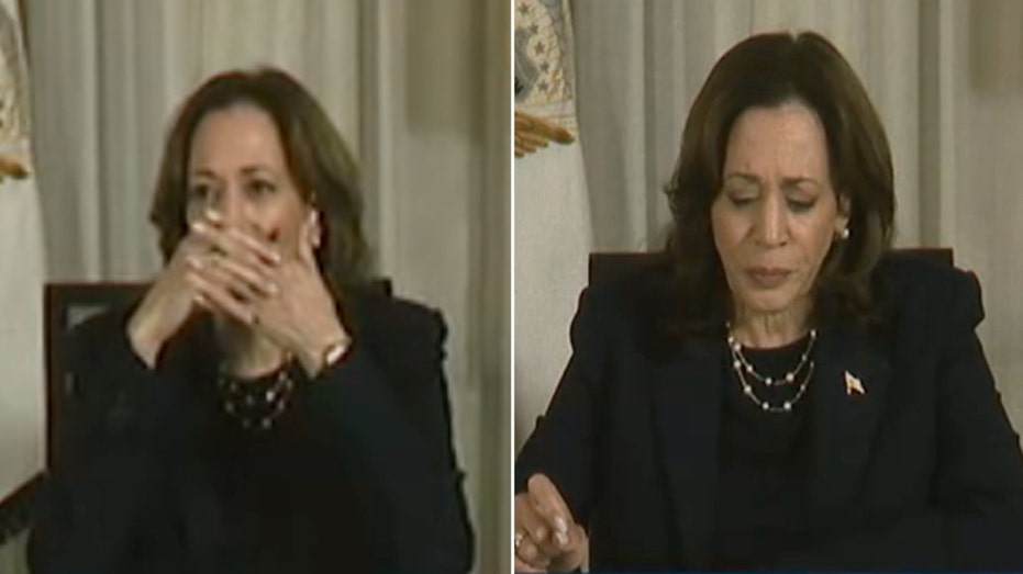VP Harris covers mouth, says ‘it’s a live broadcast’ after stumbling through Hurricane Milton speech VP Harris covers mouth, says ‘it’s a live broadcast’ after stumbling through Hurricane Milton speech