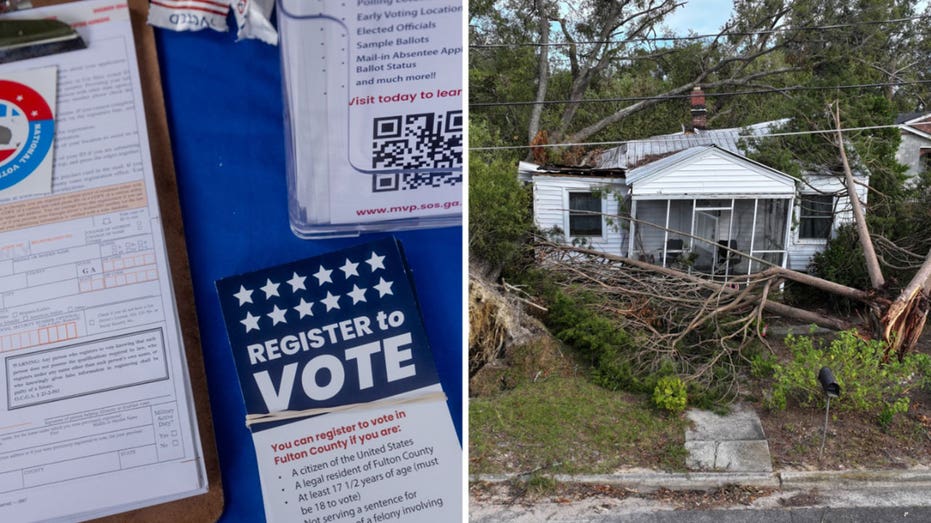 Democrats, civil rights groups push to extend voter registration in swing states battered by hurricanes Democrats, civil rights groups push to extend voter registration in swing states battered by hurricanes