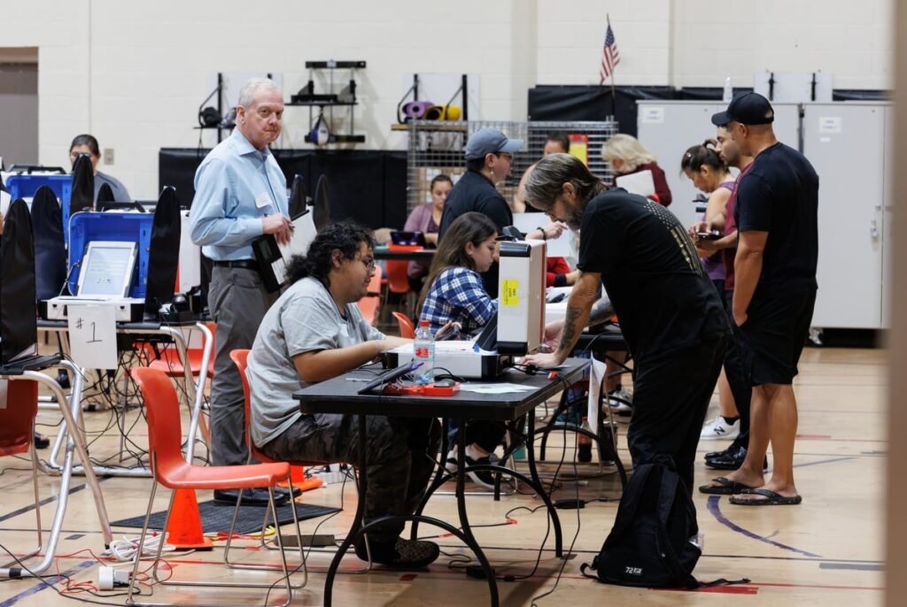 Texas tells U.S. Justice Department that federal election monitors aren’t allowed in polling places Texas tells U.S. Justice Department that federal election monitors aren’t allowed in polling places