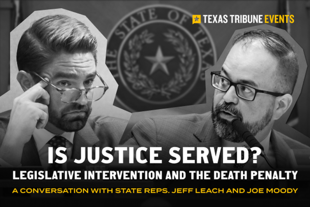 Join us Dec. 6 for a conversation with Reps. Moody and Leach about legislative intervention and the death penalty