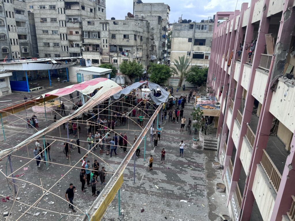 Israeli air raid on Gaza City school-turned-shelter kills 10 people Israeli air raid on Gaza City school-turned-shelter kills 10 people