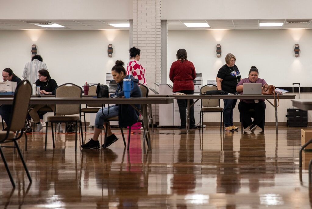 Brazos County election officials feel the strain of unrelenting scrutiny from right-wing skeptics Brazos County election officials feel the strain of unrelenting scrutiny from right-wing skeptics