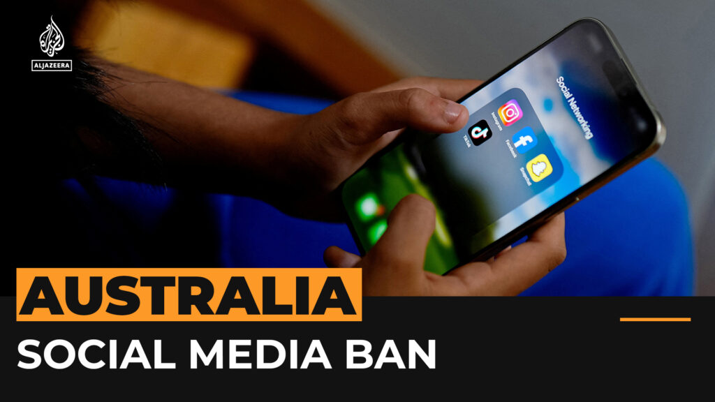 Australian children react to social media ban for minors Australian children react to social media ban for minors