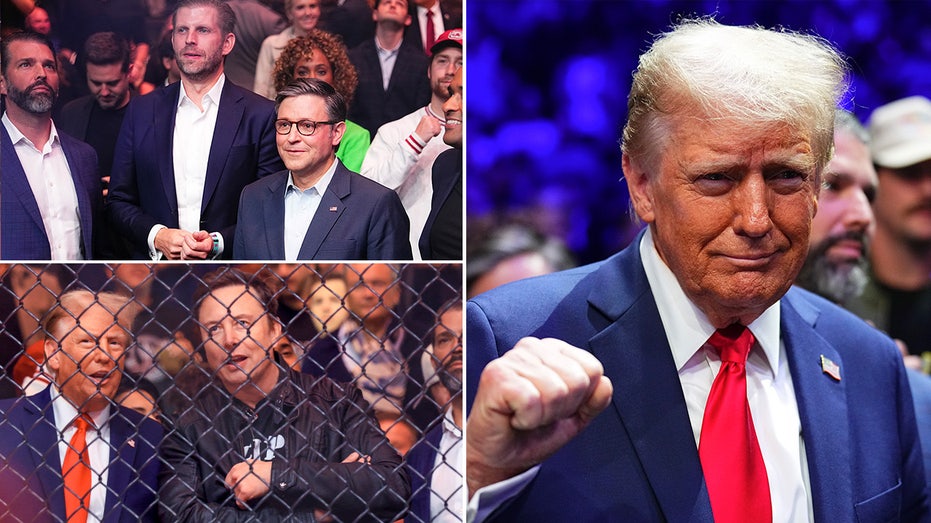 Trump flanked by top allies, cabinet picks at UFC 309: ‘USA, USA’ Trump flanked by top allies, cabinet picks at UFC 309: ‘USA, USA’