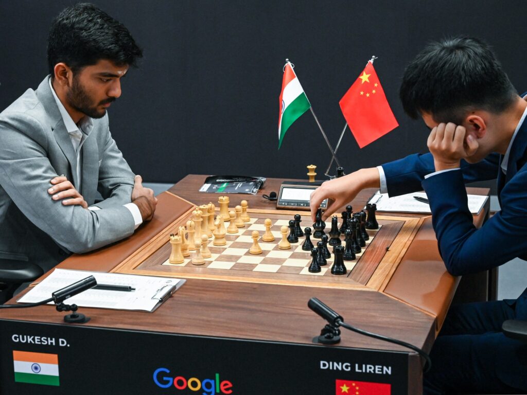 Ding, Dommaraju tied after six games at World Chess Championship