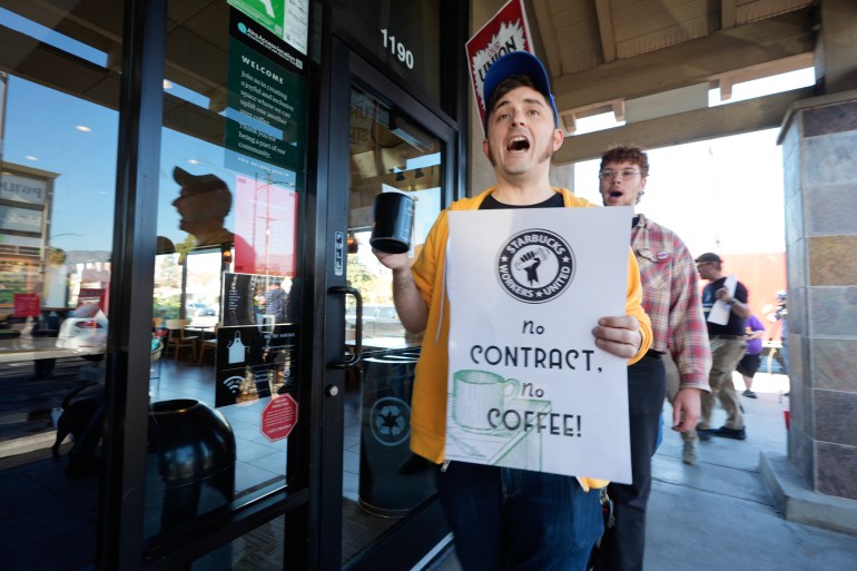 Starbucks workers’ union goes on strike in US cities Starbucks workers’ union goes on strike in US cities