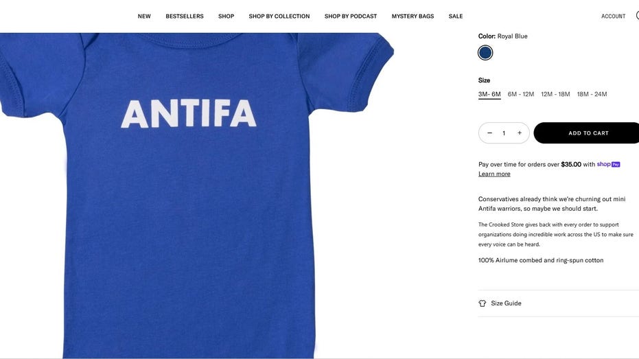 ‘ANTIFA Baby Onesie’: Podcast group founded by former Obama staffers sells ANTIFA gear for babies, toddlers ‘ANTIFA Baby Onesie’: Podcast group founded by former Obama staffers sells ANTIFA gear for babies, toddlers