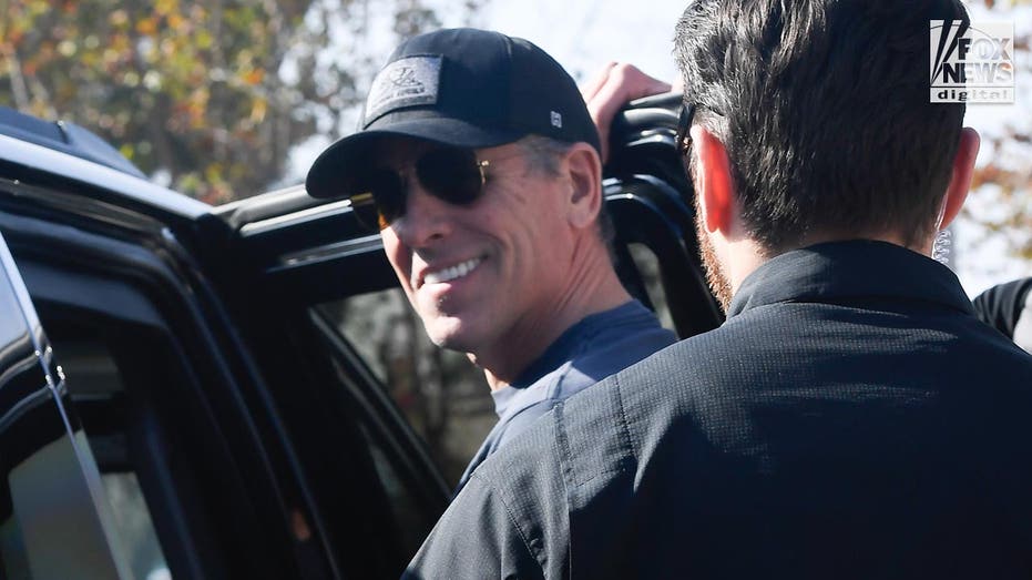 Smiling Hunter Biden seen in first photos since receiving presidential pardon Smiling Hunter Biden seen in first photos since receiving presidential pardon